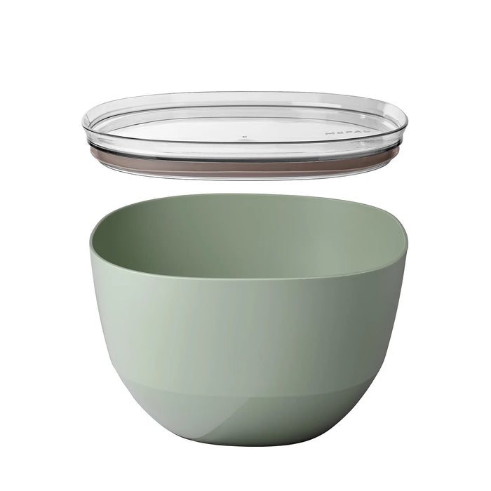 Mepal SILUETA Serving Bowl with Lid 5L, Nordic Sage