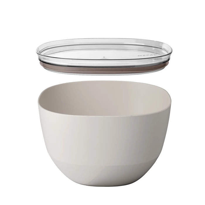 Mepal SILUETA Serving Bowl with Lid 5L, Nordic White