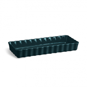 Emile Henry Slim Rectangular Tart Dish, Bell-ile