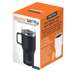 Asobu 360 Travel Mug 840ml | 23oz, White