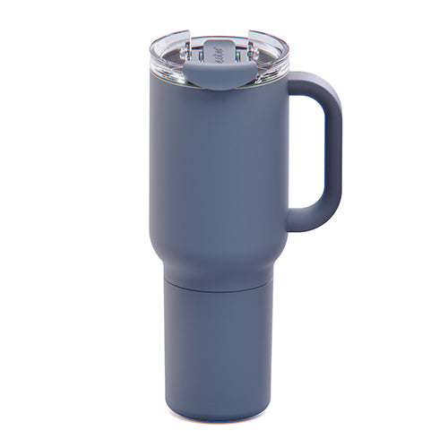 Asobu Duplex Tumbler Travel Mug 22oz, Slate Grey
