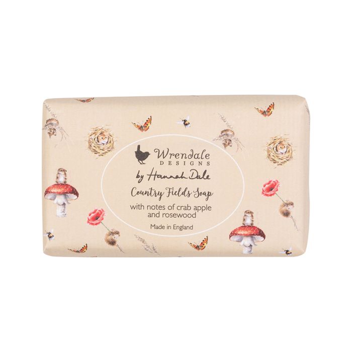 Wrendale Designs Soap Bar, 'Country Fields'