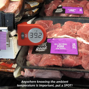 ThermoWorks SPOT™ - The Fridge & Everywhere Thermometer, Red