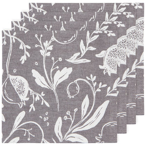 Danica Now Designs Cloth Napkins Set of 4, Pomegranate
