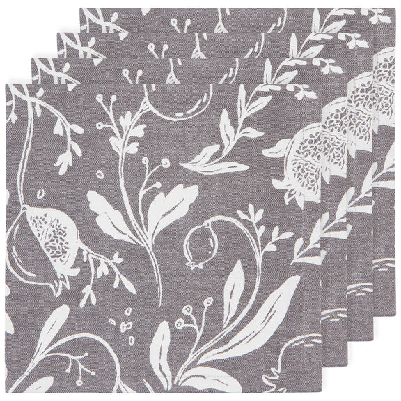 Danica Now Designs Cloth Napkins Set of 4, Pomegranate