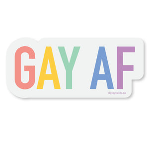 Classy Cards Vinyl Sticker Pack of 5, Pride Collection