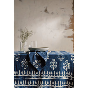 Danica Heirloom Tablecloth 60 x 90 Inch, Hawthorn Block Print