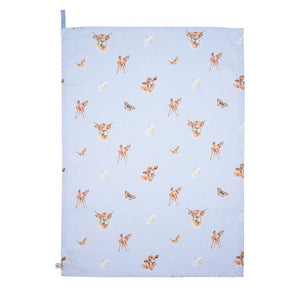 Wrendale Designs Tea Towel, 'Farmyard Friends'