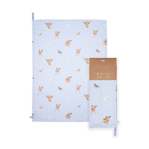 Wrendale Designs Tea Towel, 'Farmyard Friends'