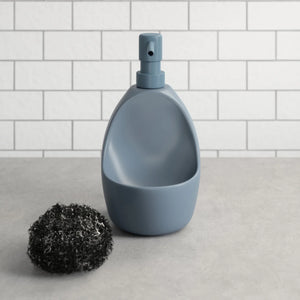 Umbra 'Joey' Soap Dispenser Pump & Scrubby, Slate Blue