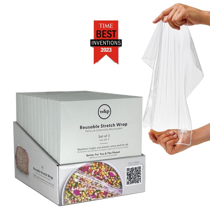 W&P Silicone Stretch Wraps Set of 3