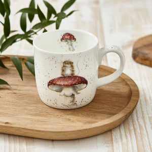 Wrendale Designs Mug 11oz, Mouse 'He's a Fun-gi'
