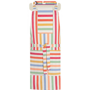 Danica Jubilee Apron Adult Chef & Tea Towel Set, Color Parade