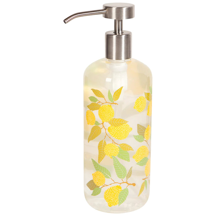Danica Now Designs Glass Soap Pump, Lemons