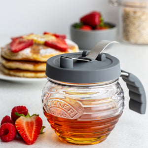 Kilner Glass Syrup Dispenser with Silicone Lid 400ml
