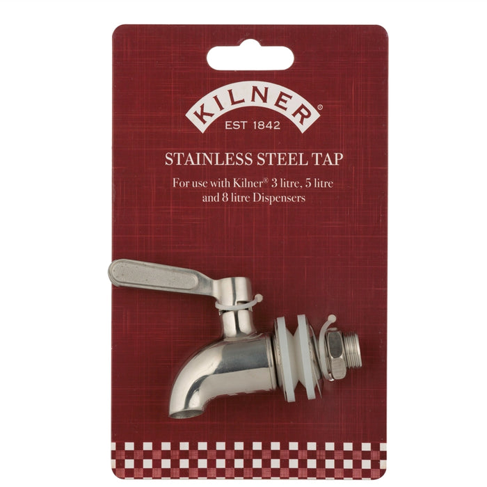 Kilner Beverage Dispenser Replacement Spigot, Stainless Steel