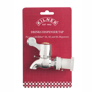 Kilner Beverage Dispenser Replacement Spigot, Chrome Finish