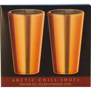 Cork Pops Arctic Chill Copper Shot Glasses Set of 2