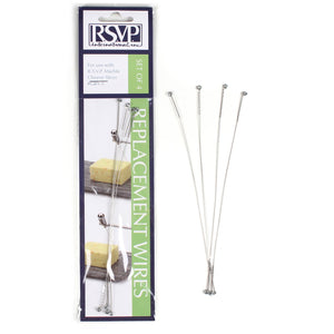RSVP Replacement Wires Set of 4 (Compatible with RSVP Marble Cheese Slicer #GRY5)