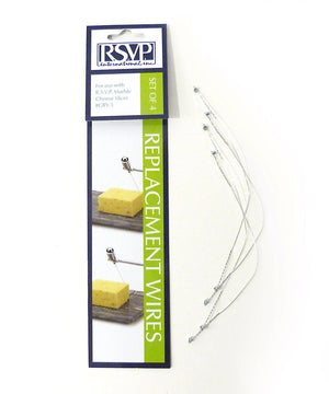 RSVP Replacement Wires Set of 4 (Compatible with RSVP Marble Cheese Slicer #GRY5)