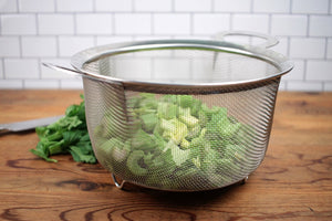 Endurance® Wide Rim Mesh Basket Colander