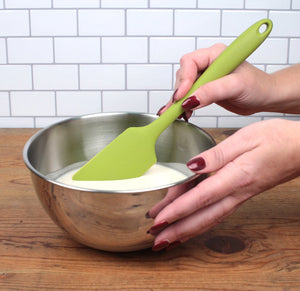 RSVP Silicone Spatula 11 Inch, Green