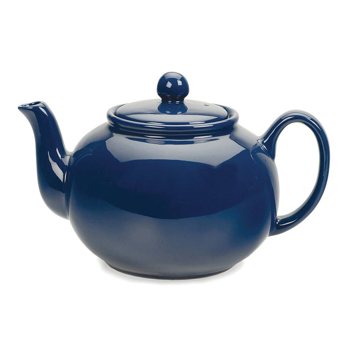 RSVP Stoneware Teapot 42oz, Blue