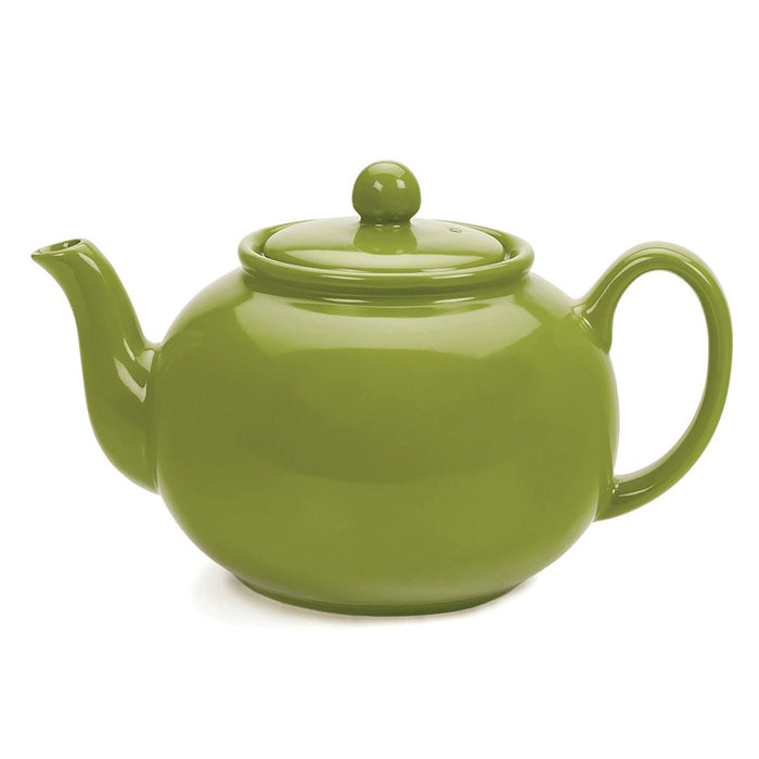 RSVP Stoneware Teapot 6 Cup, Green