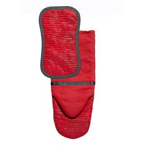 Harman Silicone Oven Mitt Set of 2, Red