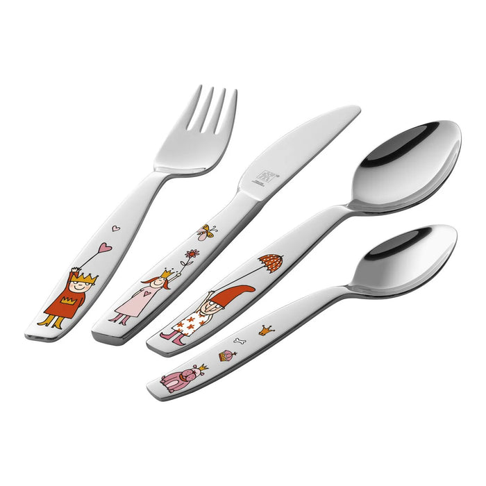 ZWILLING Children's Flatware Set of 4, Prinzessin Emilie