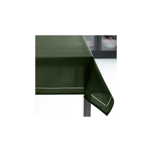 Harman Hemstitch Tablecloth 52 x 70 Inch,  Forest Green