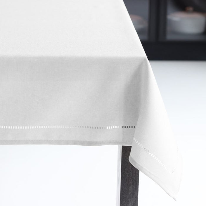 Harman Hemstitch Tablecloth 60 x 120 Inch, White