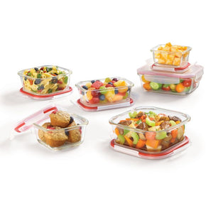 Starfrit LocknLock Glass 12-Piece Food Storage Container Set