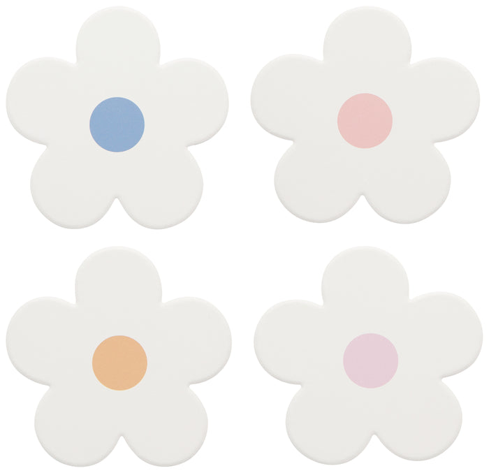Danica Jubilee Soak Up Coasters Set of 4, Daisy