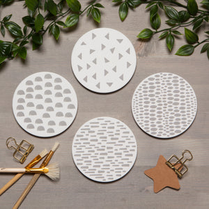 Danica Now Designs Soak Up Coasters Set of 4, Dapple