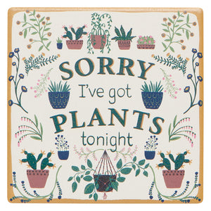 Danica Jubilee Soak Up Coasters Set of 4, Smarty Plants