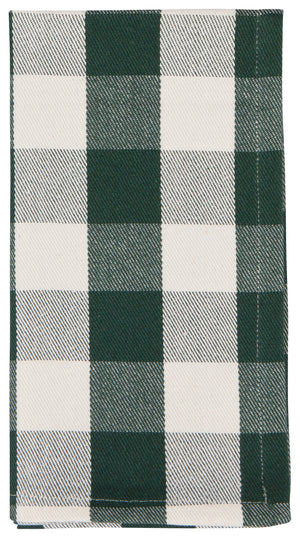 Danica Now Designs Second Spin Cloth Napkins Set of 4, Buffalo Spruce Green