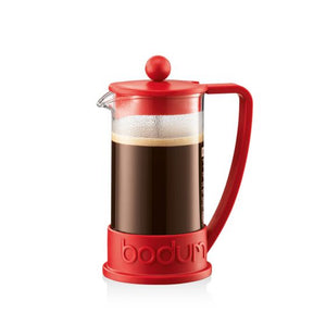 Bodum Brazil French Press Coffee Maker 3-Cup, Red