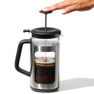 OXO BREW 8-Cup French Coffee Press with GroundsLifter™