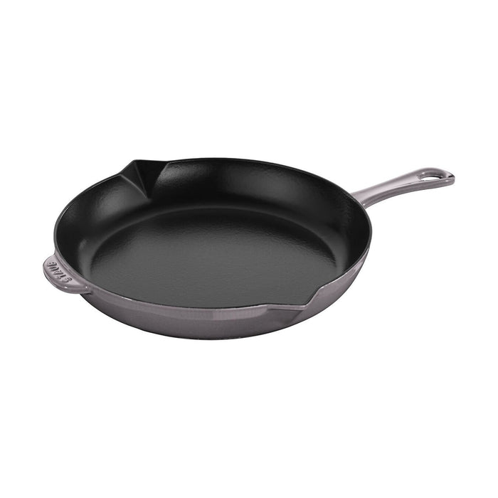 STAUB Cast Iron Fry Pan 30 cm | 12 Inch, Graphite Grey