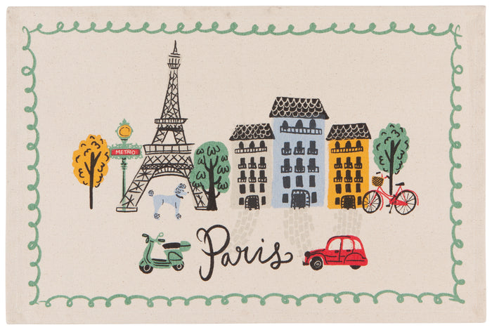 Danica Now Designs Placemat, Meet Me in Paris