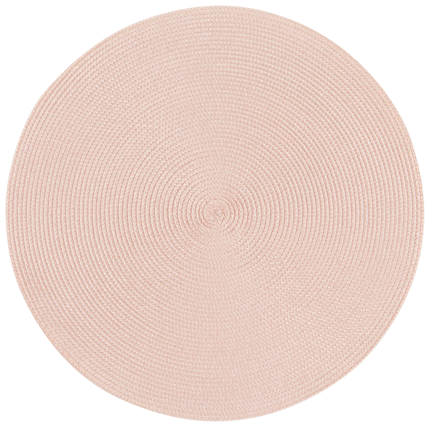 Danica Now Designs Disko Round Placemat, Shell Pink Kitchen Boutique Canada