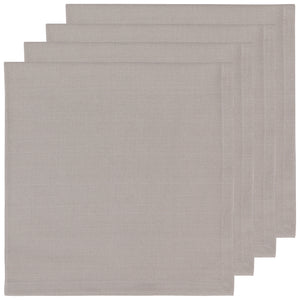 Danica Now Designs Spectrum Cloth Napkins Set of 4, Cobblestone Grey