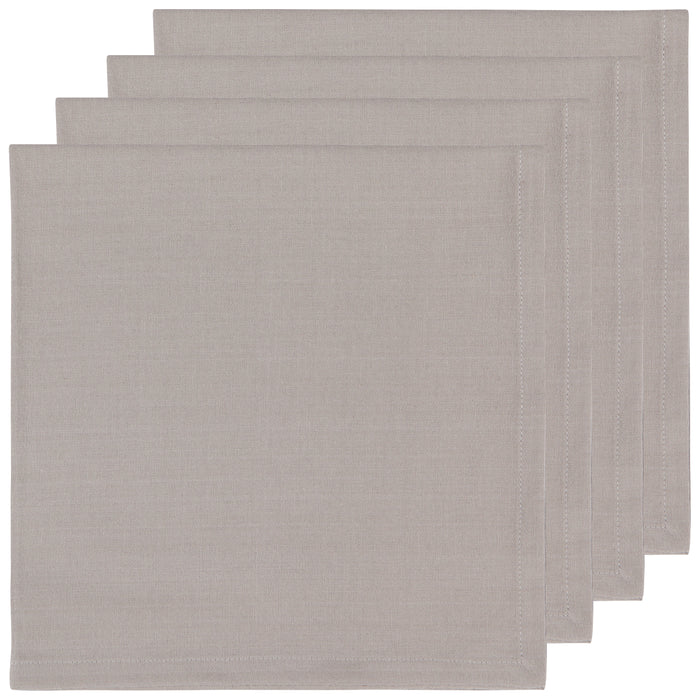 Danica Now Designs Spectrum Cloth Napkins Set of 4, Cobblestone Grey