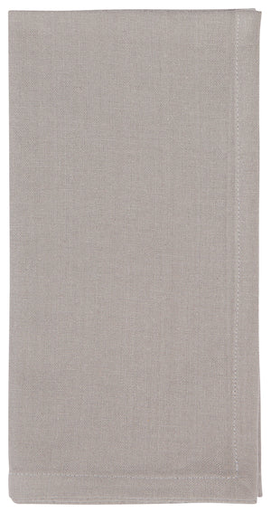 Danica Now Designs Spectrum Cloth Napkins Set of 4, Cobblestone Grey