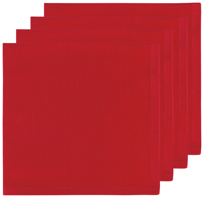 Danica Now Designs Spectrum Cloth Napkins Set of 4, Chili Red
