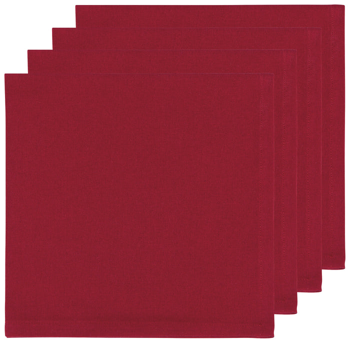 Danica Now Designs Spectrum Cloth Napkins Set of 4, Carmine Red