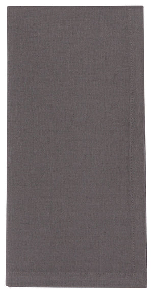 Danica Now Designs Spectrum Cloth Napkins Set of 4, Charcoal Grey