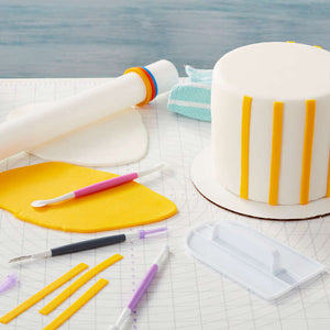 Wilton Large Fondant Roller with Guide Rings, 20 Inch