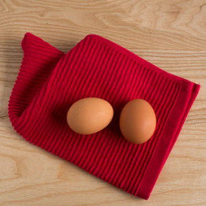 Danica Now Designs Ripple Dishcloth Set of 2, Red
